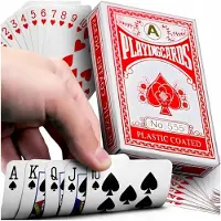 Quatro 54 Kaarten Speelkaarten Poker Bridge Remik Gecoat Traditioneel