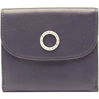 Esquire Leer portemonnee Athena Little Wallet Black zwart