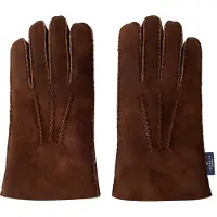 Hackett London Heren Sherling Handstitch leren handschoenen bruin (L), Casual, Klassiek, Leer HM0400133