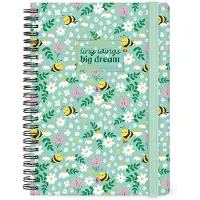 Legami AGENDA 2027 - Week op 2 pagina's - verticaal - A5 formaat - spiraalbinding - Tiny wings, big dreams