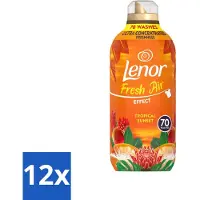Lenor – Wasverzachter – Tropical Sunset – 70 Wasbeurten – 980 ml - Voordeelverpakking - 12 stuks