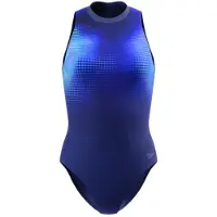 Speedo - Women's Print Hydrasuit Swimsuit - Badpak 36, blauw