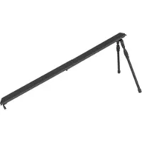 Famanu – Universele oprijrail voor fietsendrager, ca. 115 cm, variabel in hoogte verstelbaar van 40-60 cm, laadvermogen 30 kg, voor bandbreedte van 8-10 cm, inklapbaar, zwart