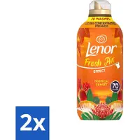 Lenor – Wasverzachter – Tropical Sunset – 70 Wasbeurten – 980 ml - Voordeelverpakking - 2 stuks