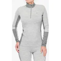 Peak Performance W Magic Half Zip - Half Zip Trui - Med Grey Melange - S