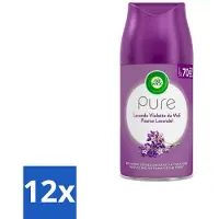 Air Wick 12 x Freshmatic - Luchtverfrisser Navulling - Pure Fresh Lavendel - 250ml - Luchtverfrisser - Lavendelgeur - Freshmatic - Geurverspreider - Geurnavulling
