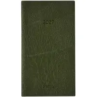 Brepols agenda 2027 - OPTIVISION POCKET [0.717] - LUCCA - Zakagenda - 1 week op 2 pagina's - Weekoverzicht - Groen - 9 x 16 cm
