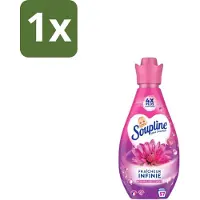 Soupline 1 x – Wasverzachter – Infinite Freshness Floral Happiness – 800 ml - Wasverzachter - Frisheid - Geur - Zachtheid - Wasgoed