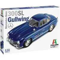 Wittmax 3645S 1:24 Mercedes Benz 300 SL Gull Wing, Standmodelbouw, Knutselen, Hobby, Lijmen, Kunststof Bouwpakket, Ongevernist