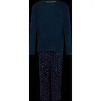 Tommy Hilfiger Underwear Pyjama lang marine / navy / rood