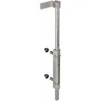 Alberts 415587 Externe grendel VSF, as van thermisch verzinkt staal, voor profielen vanaf 40 mm, met dieptevergrendeling en in hoogte verstelbare grendel
