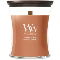 Woodwick Hourglass - Pumpkin Praline - Medium Geurkaars - 60 branduren