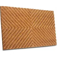 EDO Kokosmat Deurmat 45x75cm geometrisch 3D ontwerp antislip