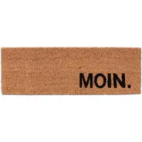 Famanu – Kokos deurmat, weerbestendig en antislip, schoonloopmat van 25x75 cm in natuurtint