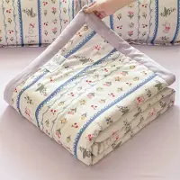 Famanu – Lichtgewicht zomer dekbed met omkeerbaar bloemenontwerp, ultrazacht microvezel, ademend dekbedovertrek, machinewasbaar, 150 x 200 cm, kleur 2