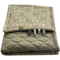 Olka Baby Deken Velvet 75x100cm - Warm & Zacht Grijs