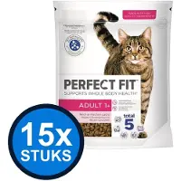 Perfect Fit 15x - droog adult zalm 750gr - Kattenvoer - 750 g