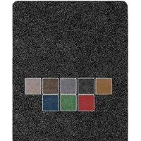 ANRO Deurmat Zwart 120x40cm – Schoonloopmat Antislip Wasbaar Voordeur Hal Binnen & Buiten Op Maat