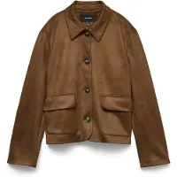 Vero Moda Jas Vmjose Kelly Short Jacket Ga Noos 10338632 Cognac Dames Maat - XXL
