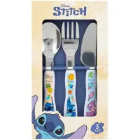 Disney 3 delig bestek set Stitch - Roestvrij staal bestek set - Bestek