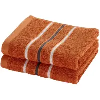 MOODIT Gastendoekjes Empress - Bronze - set 2 stuks - 30 x 50 cm - 100% Katoen