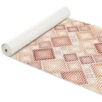 ANRO Badmat Patchwork Beigebruin 65x160cm Antislip Douchemat Afwasbaar Sneldrogend