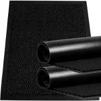 Vimar Set van 2 Antraciet Deurmatten 60x90cm - Antislip & Absorberend