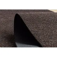 Dywany Łuszczów Merkloze Antislip Deurmat 200x580 cm - Bruin Geruit