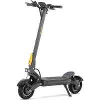 Ausom ‑F1‑Max‑Elektrische‑Step‑Dubbele‑Motor‑100km‑Bereik‑Vier‑Veren‑Hydraulische‑Rem‑NFC‑Ontgrendeling‑Grijs‑Geel