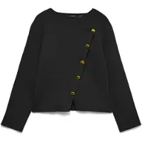 Vero Moda Vienna wrap cardigan met gouden knopen