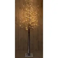 Coen Bakker Led Birch Tree Brown With Snow 204 l en 200 cm Led Classic Warm - Anna's Collection