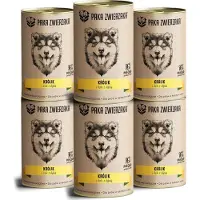 Paka Zwierzaka Konijnen- en Wildzwijnvoer met Pompoen voor Honden 6 x 400 g