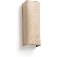 Faro Otton RCT Jute Wandlamp Vertical 2L Lamp Rectangular vertical | Jute