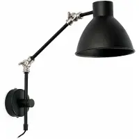 Faro 40070, oppervlaktemontage, 1 lamp, fitting E14, IP20, zwart