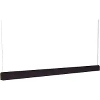 Tunto Curve - 2000 mm - Black / Black Hanglamp 2700 K | Casambi (Bluetooth) | Microprism