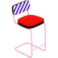 Seletti Superstool blue stripes barkruk