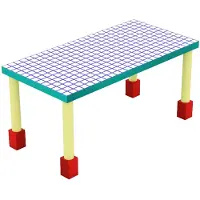 Seletti Supertable blue grid eettafel