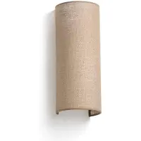 Faro Otton RCT Jute Wandlamp Vertical 2L Lamp Round | Jute
