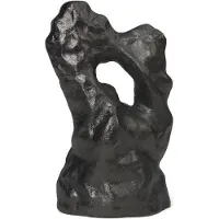 Ferm Living Grotto sculptuur Blackened Aluminium