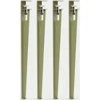 TIPTOE Set van 4 Tafelpoten - 75 cm Khaki Green