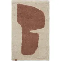 Ferm Living Lay badmat 50x70 cm Parchment-rust