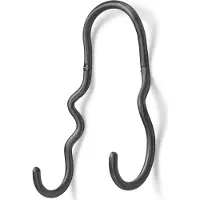 Ferm Living Curvature Dubbele Haak Black Brass