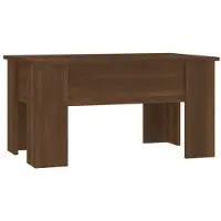vidaXL Salontafel, bruin, eikenlook, 79x49x41 cm, houtvezel