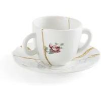 Seletti Kintsugi Koffiekop met Schotel 01