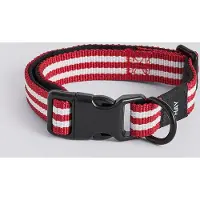 HAY - Flat Dog Collar - S/M – Red/White