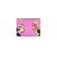 Seletti Toiletpaper Toilettas Lipsticks Pink