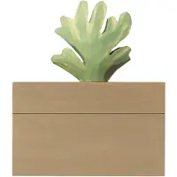 Ferm Living Opbergbox Harbour Coral Mistletoe/Tan