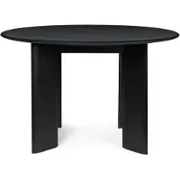 Ferm Living Bevel eettafel Ø117 cm Witgeoliede eik