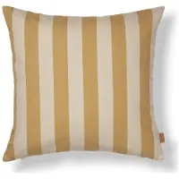 Ferm Living Strand Outdoor Kussenhoezen Warm Yellow|Parchment