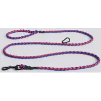 HAY Dogs Leash Braided Adjustable M|L | Blue, red
